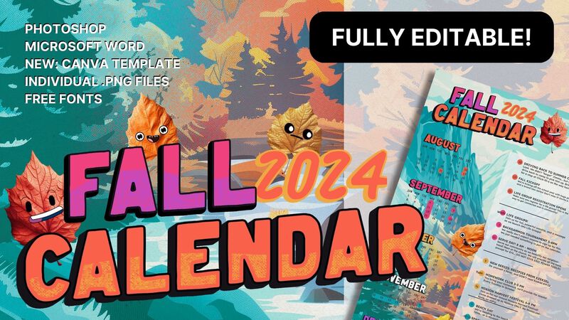 Fall 2024 Leaf Calendar